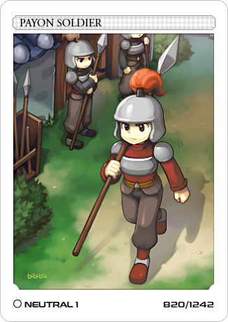 Carta Payon Soldier
