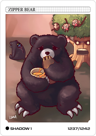 ZIPPER BEAR