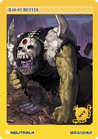 Carta R48-85-Bestia