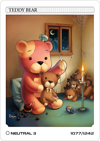 Carta Osito de Peluche