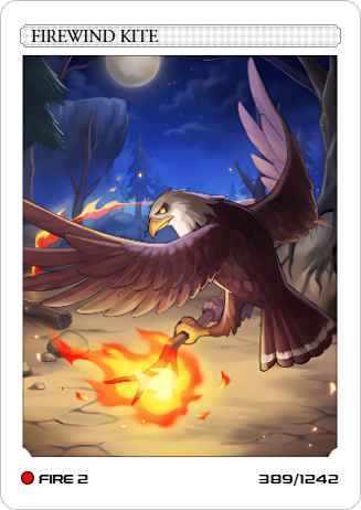 Carta Halcón Ardiente