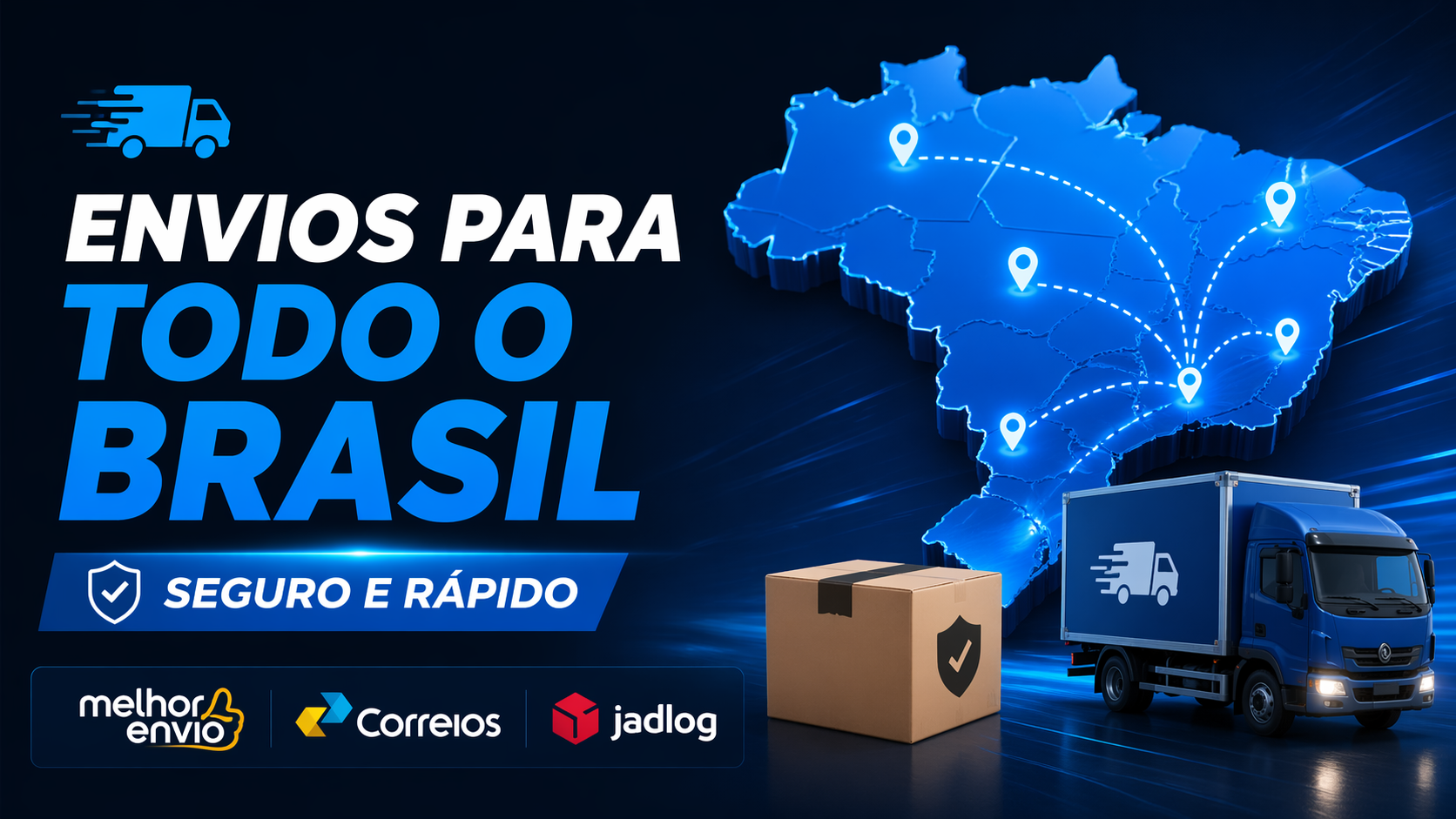 Opções de Envio e Prazo de Entrega no Brasil