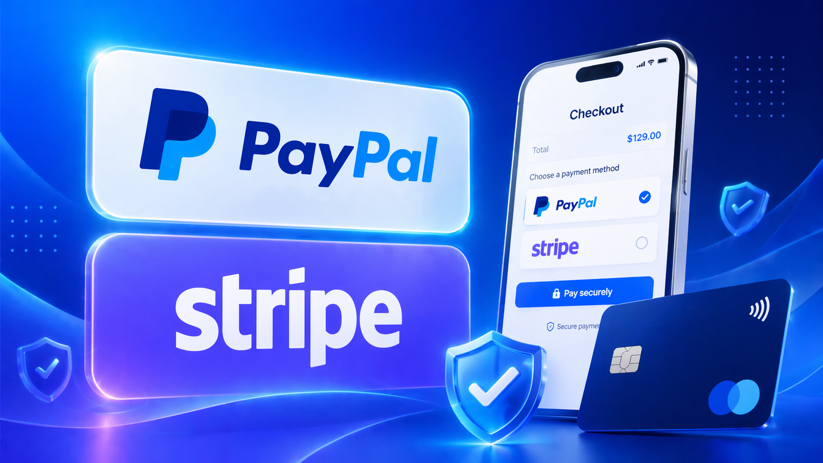 Pagos Seguros con PayPal y Stripe