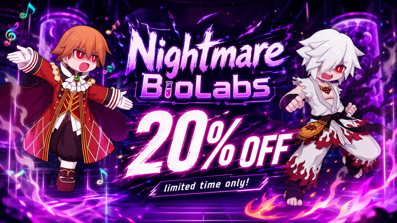 Nightmare Biolabs: 20% Off